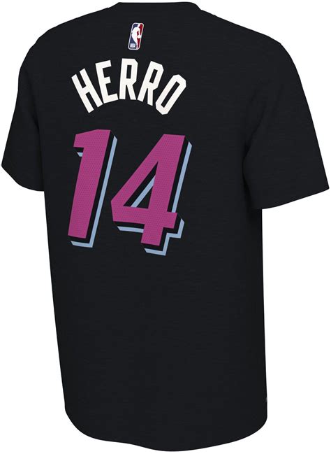 Nike Miami Heat Tyler Herro 14 Dri Fit City Edition T Shirt In Black For Men Lyst