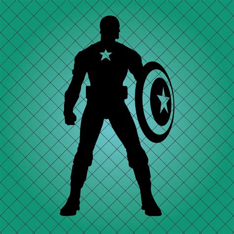 Captain America Svg Avengers Svg Layered Svg Cricut Cutting Etsy