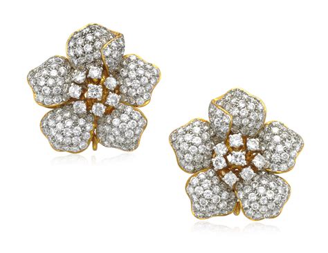 flower diamond earrings 5