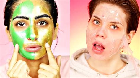 😱peeling Masks Is Soooo Satisfying Best Makeup Tutorials 2018 Woah