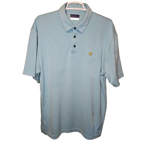 Jack Nicklaus Shirts Jack Nicklaus Staydri Light Blue Teal Short Sleeve Golf Polo Shirt Mens