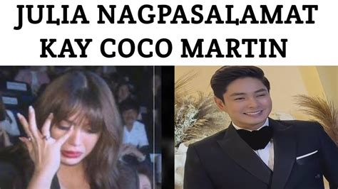 JULIA MONTES NAGPASALAMAT KAY COCO MARTIN COCOJULS