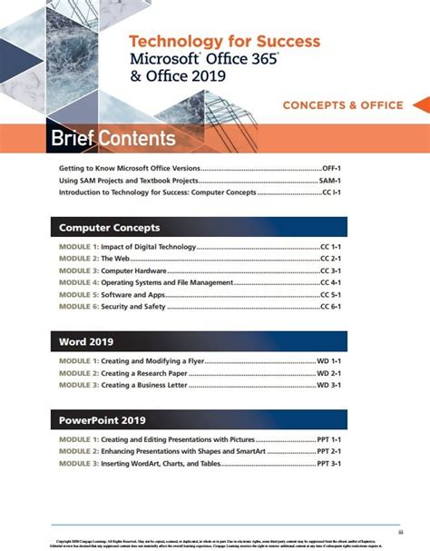 Technology For Success And Shelly Cashman Series Microsoft Office 365
