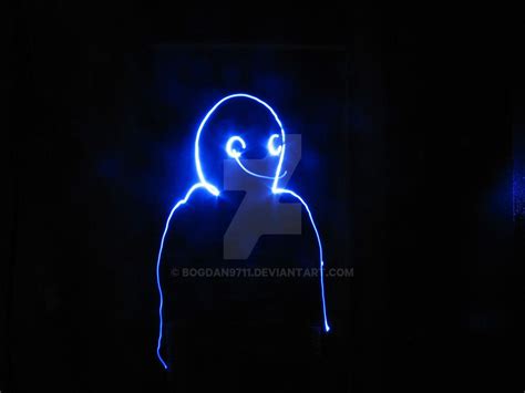 Glow Painting - Man by Bogdan9711 on DeviantArt