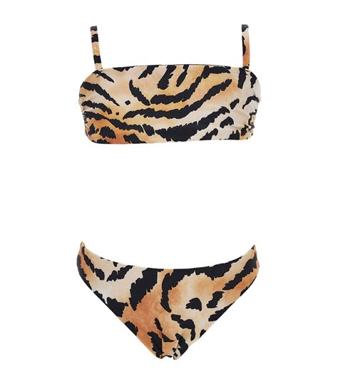 Monnalisa Tiger Print Bikini 4 15 Years Harrods US