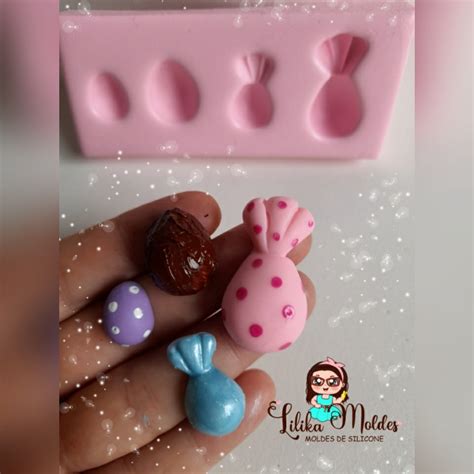 Molde Ovos De P Scoa Lilika Moldes De Silicone