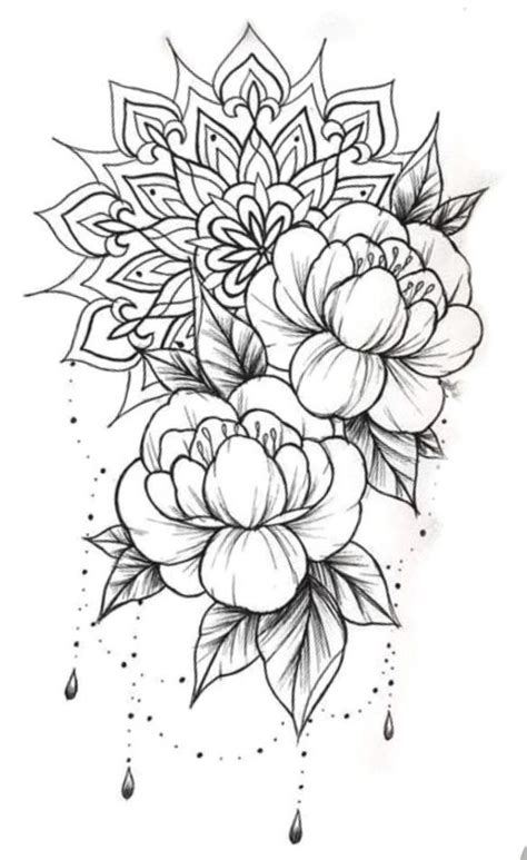 Floral Tattoo Design