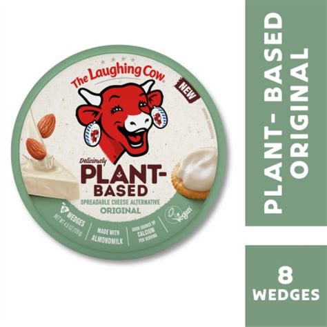 The Laughing Cow Plant Based Original Spreadable Cheese Wedges 8 Ct