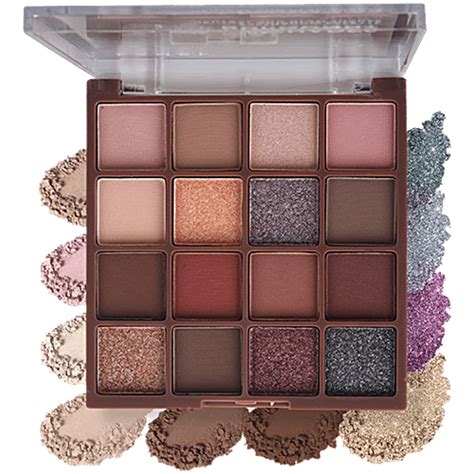 Buy Lamel 16 Shades Of Burgundy Eyeshadow Palette Online At Best Price