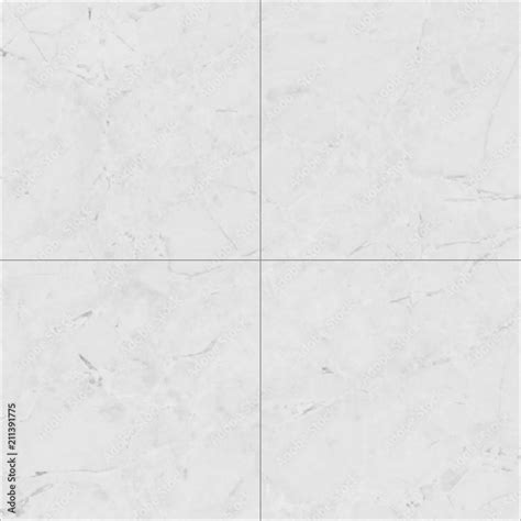 Natural Marble Square Tile Seamless Texture Map Reflect Glossiness