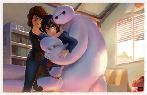 Cass Hiro And Baymax Big Hero 6 Fan Art 38114931 Fanpop