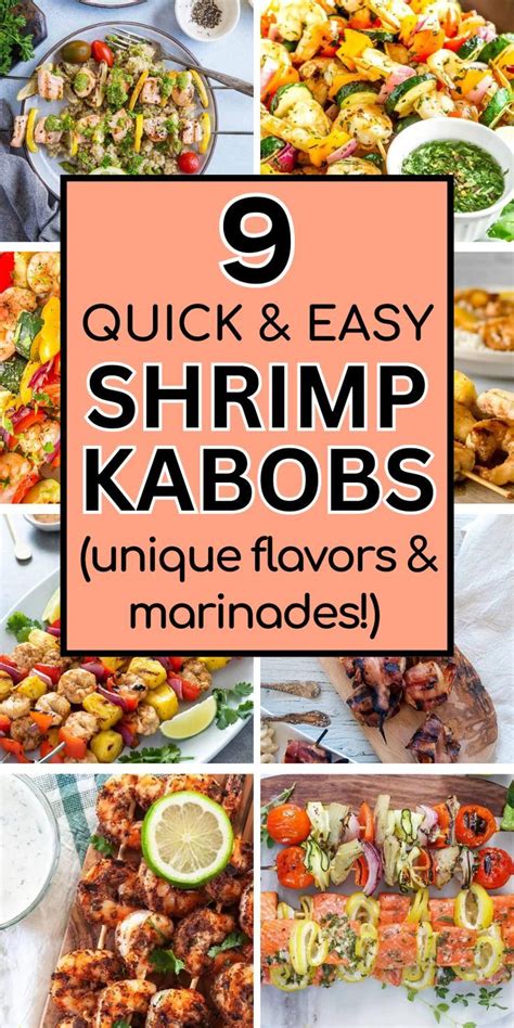 9 Easy Shrimp Seafood Kabobs On The Grill Quick Summer Dinners