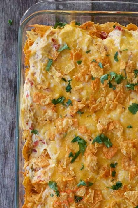 Cheesy Doritos Chicken Casserole Savoring The Good®