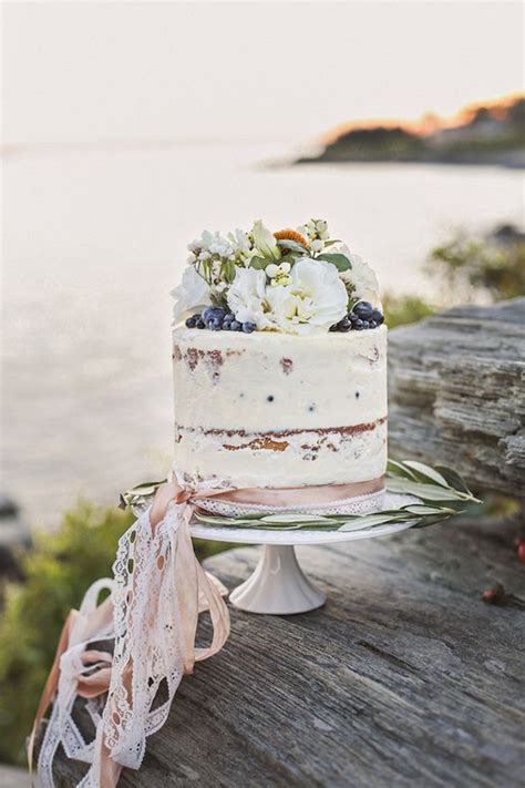 Delicious Semi Naked Wedding Cakes Weddingomania