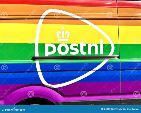 Post Nl Logo On Lgbtq Rainbow Buses In Honor Of Coming Out Day