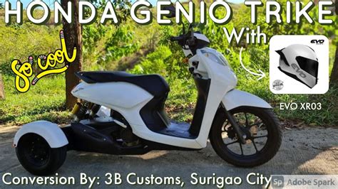 Honda Genio Trike Motorcycle Conversion 110cc By 3b Customs Surigao