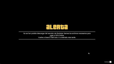 ERROR SERVIDORES DE ROCKSTAR NO ESTAN DISPONIBLES GTA V ONLINE Y