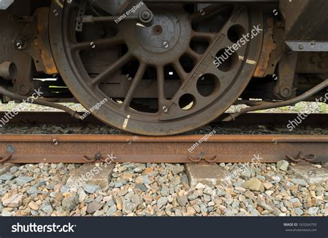 Closeup Train Wheel Stock Photo 163264793 | Shutterstock