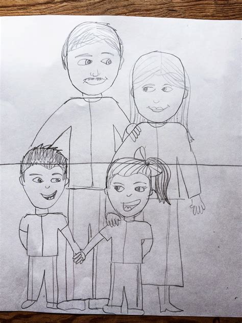 smART Class: 2nd grade Family Portraits (step by step lesson)