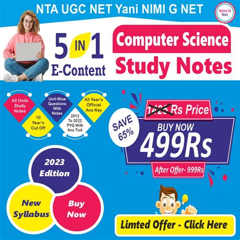 Get Free Ugc Net Computer Science And Applications Study Material And