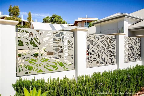 Residential Laser Cut Fence Infill And Gates Balustrade Design