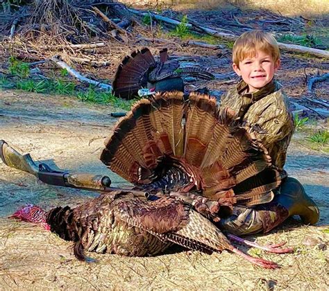 6-year-old's first gobbler had double beards - Carolina Sportsman