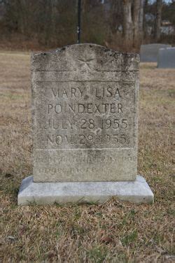 Mary Lisa Poindexter 1955 1955 Homenaje De Find A Grave