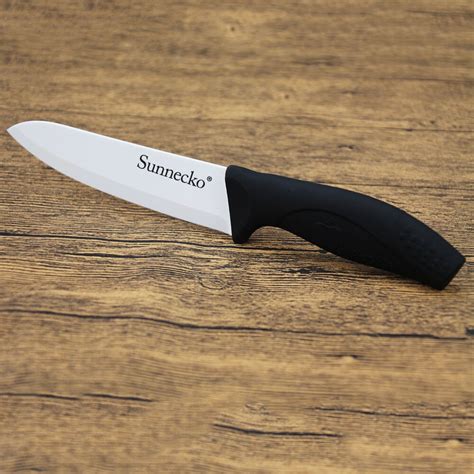 Sunnecko Inches Chef Knife With Ceramic Blade Pp Tpr Handle Kitchen