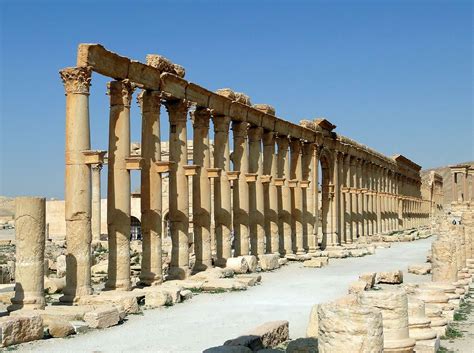 decumanus maximus wikipedia palmyra ancient roman architecture