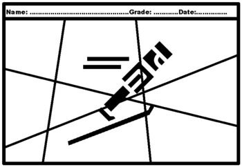 Winter Olympic Games Silhouette Pop Coloring Pages Worksheet By