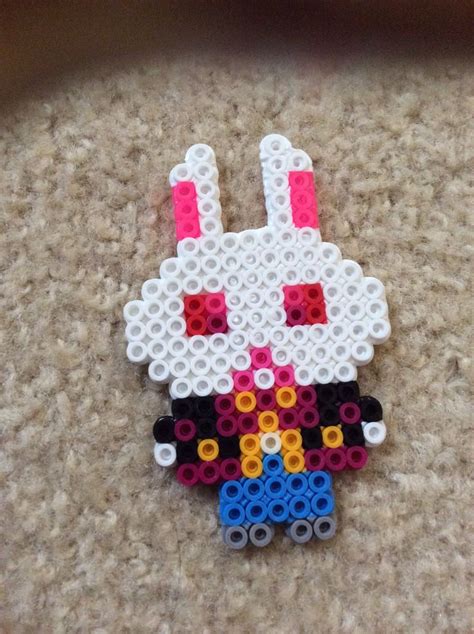 Alice In Wonderland White Rabbit Perler Beads Perler Beads Alice In