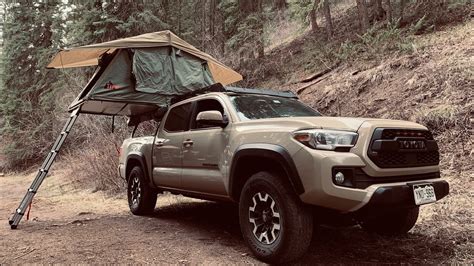 Canopy Camping In Toyota Tacoma