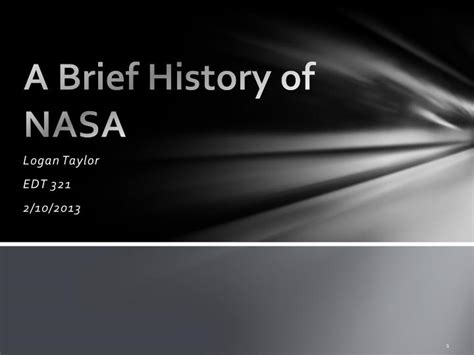 PPT - A Brief History of NASA PowerPoint Presentation, free download ...