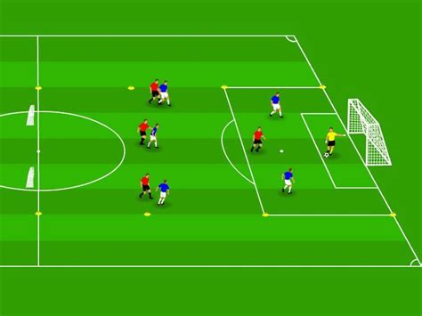 Build Up From Your Defensive Half Football Drills Football Coach