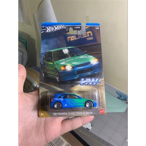 Hot Wheels 99 Honda Civic Type R EK9 Falken Shopee Malaysia
