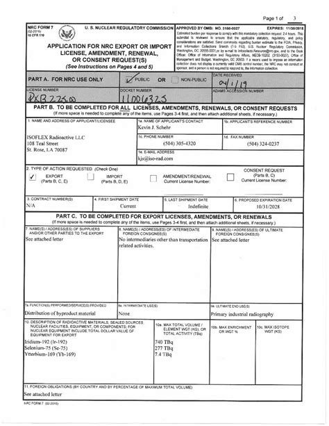 Pdf Revised Export License Application From Isoflex Dokumentips