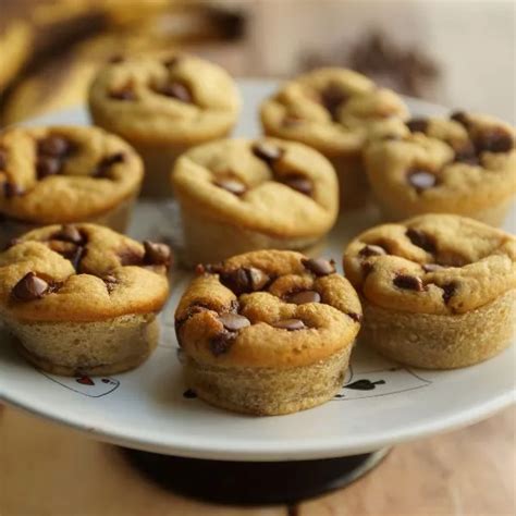 Mini Muffins Bananes P Pites De Chocolat Sans Sucre Sans Mati Re