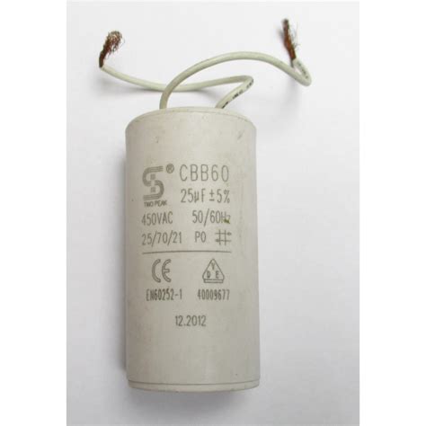 Kondensator B 23PRO / D 23 25µF / 450V AC / Ø42X82