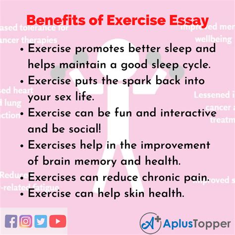 Benefits Of Exercise Essay Essay On Benefits Of Exercise For Students