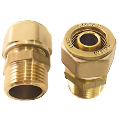 T Mech PEX MALE ADAPTOR CONNECTOR 16MM