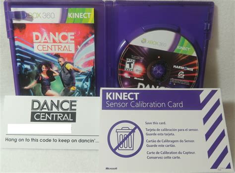 Dance Central 1 - Xbox 360 Kinect Game - Complete w/ Calibration card and Code - Video Games