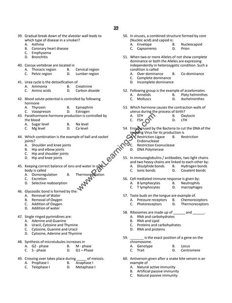 SOLUTION Mdcat Solved Past Paper 2018 Paklearningspot Watermark