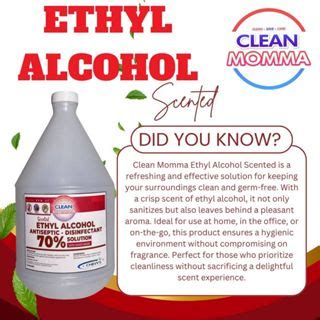 Ethyl Alcohol Gallon Scented Ethyl Alcohol Disinfectant And