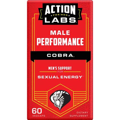 Action Labs Cobra For Mens Sexual Energy 60 Capsules