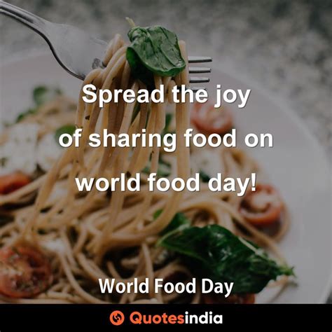 World Food Day Quotes and Wallpaper