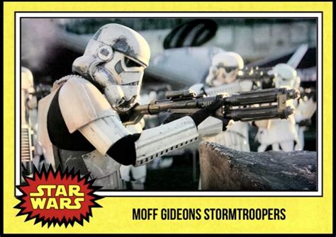 Star Wars Cards Moff Gideons Stormtroopers The Mandalorian Star