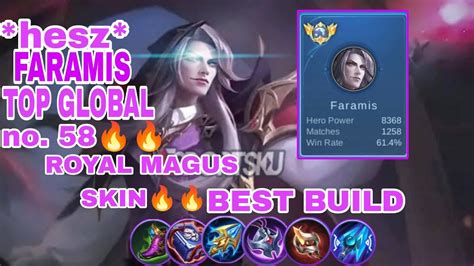 ROYAL MAGUS SKIN TOP GLOBAL NO 58 FARAMIS HESZ MATCHES 1258 WINRATE