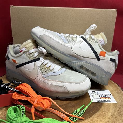 Nike Air Max 90 x OFF-WHITE The Ten White Sail AA7293… - Gem