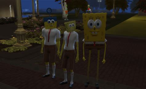 Spongebob Characters Part 2 Sims4 The Sims 4 Cas Otosection