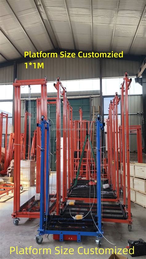 San Multiple Models Foldable Electric Scaffold Lift Mobile Electric